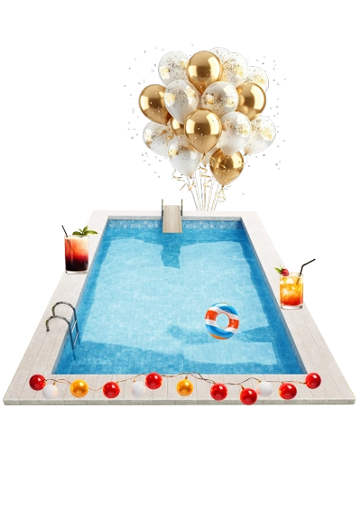 Fêtes au bord de la piscine